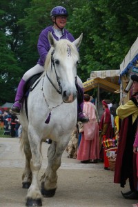VIOLETTE DE L’AUMONE under saddle: